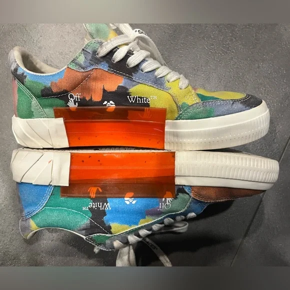 Off White Paint Splatter Sneakers… - Picture 4 of 14